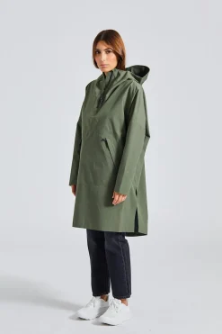 Aalesund Poncho Dusty Green