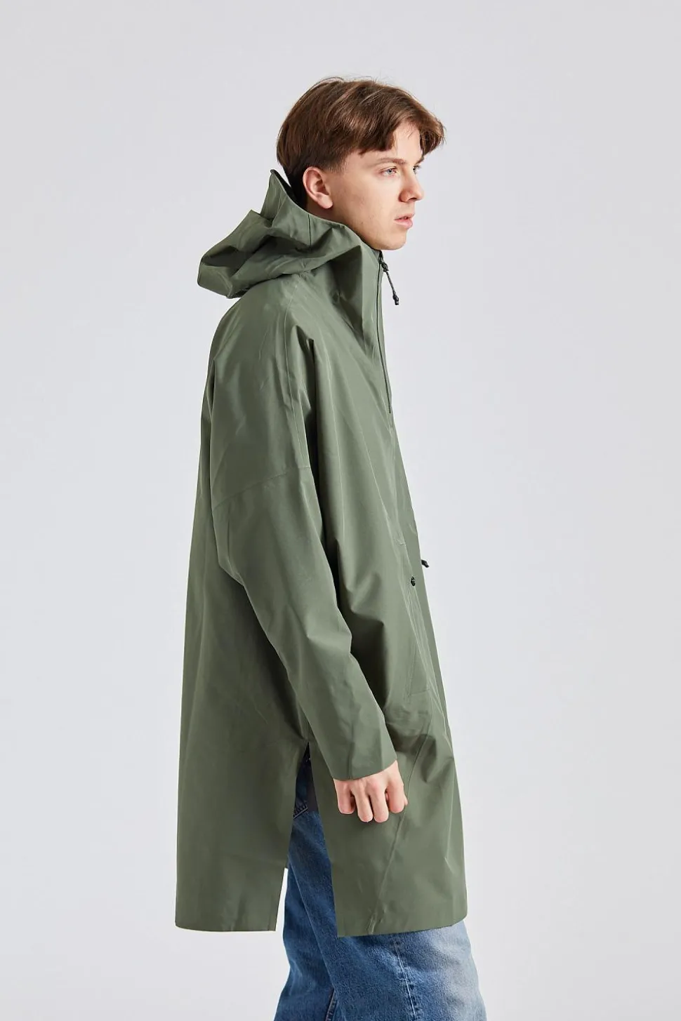 Aalesund Poncho Dusty Green