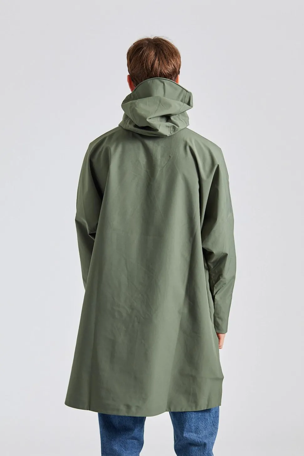 Aalesund Poncho Dusty Green