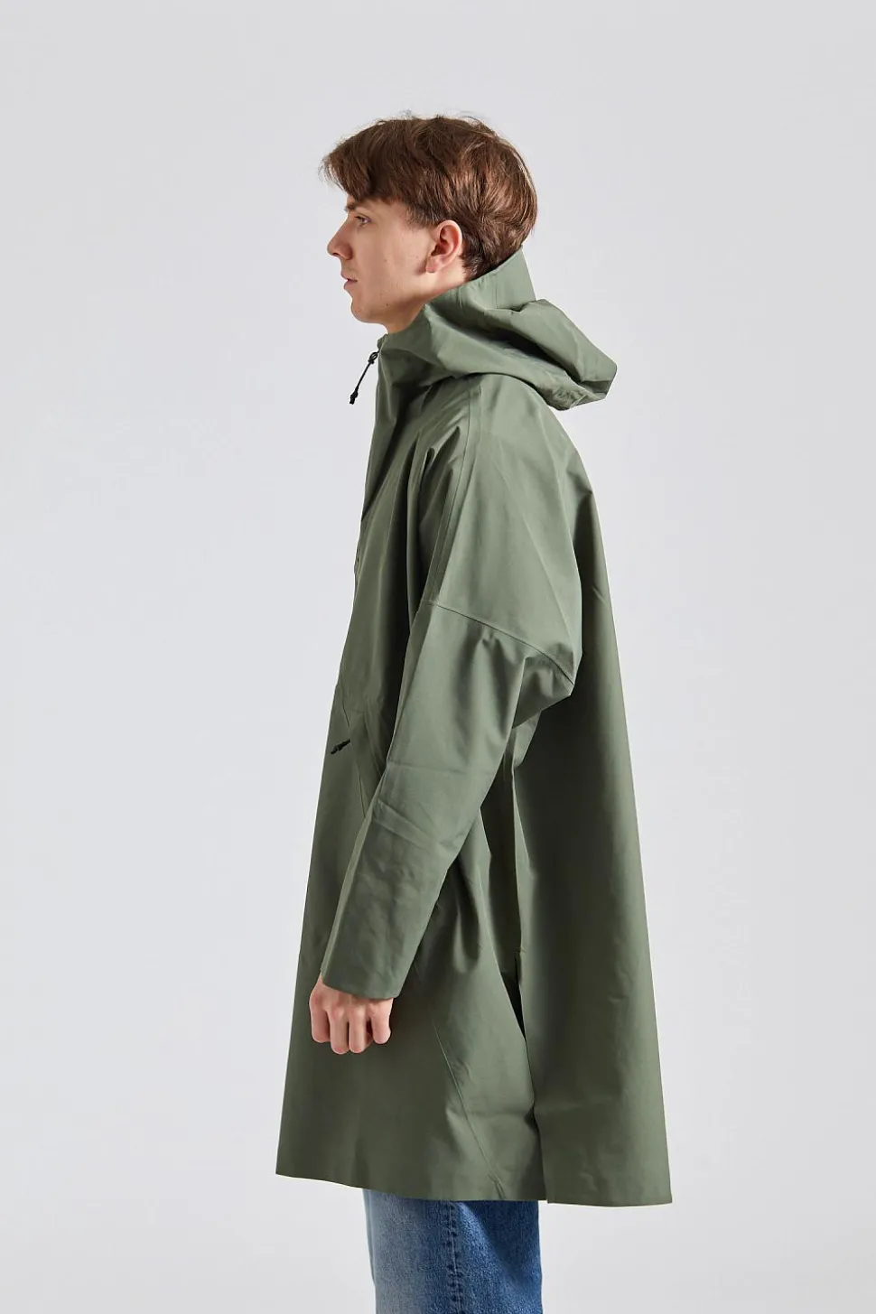 Aalesund Poncho Dusty Green