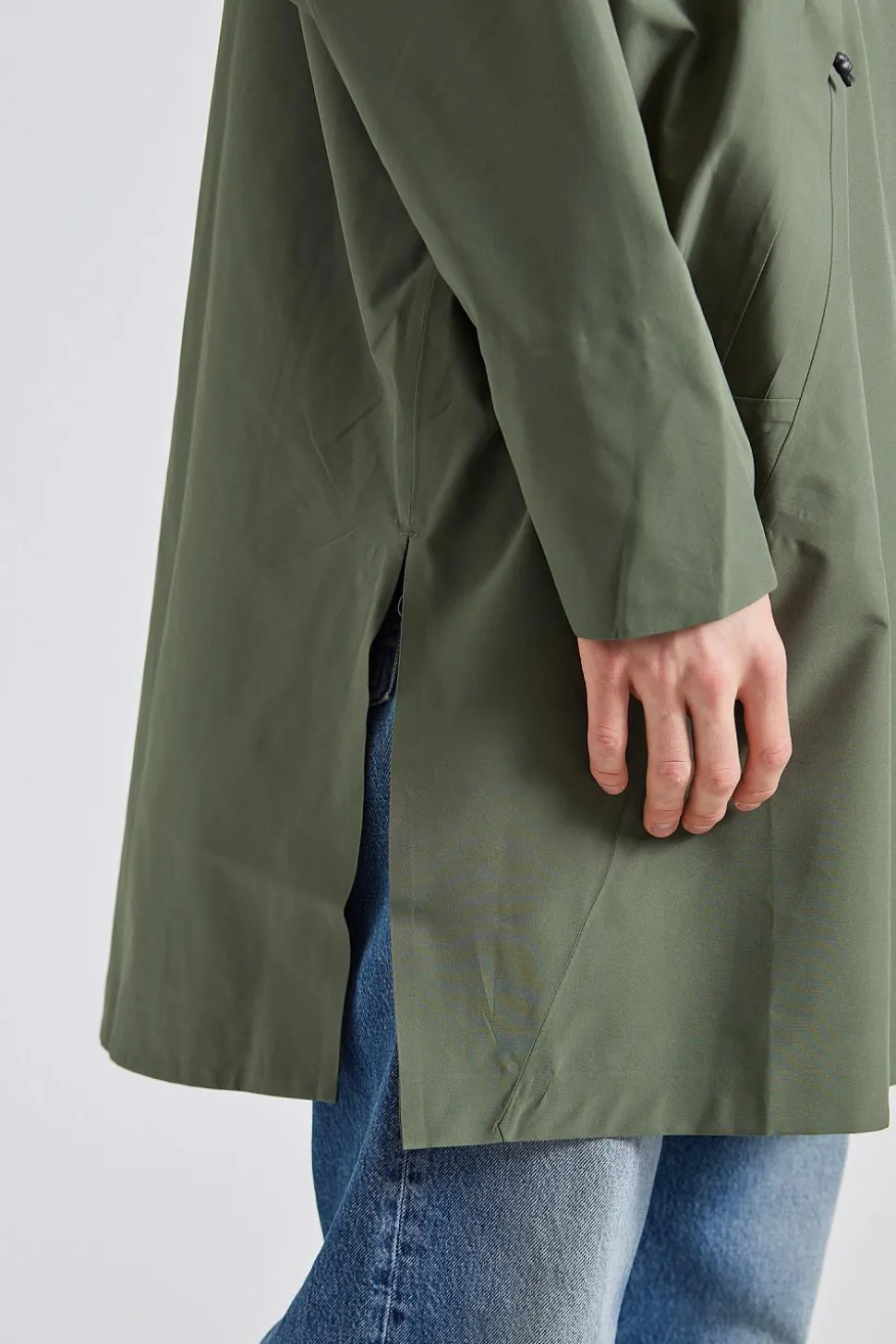 Aalesund Poncho Dusty Green