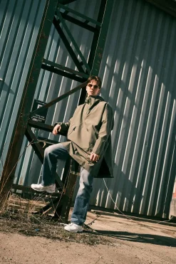 Aalesund Poncho Dusty Green