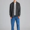 Above Shirt Black Fishnet Cloth