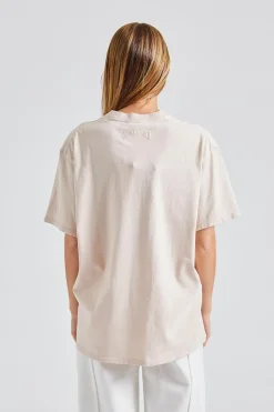 Affection Worn Tee Lt Pink