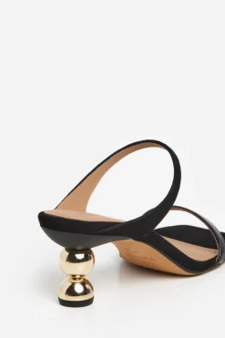 Ali Leather Snake Black
