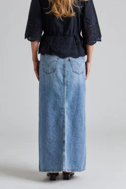 Ankle Column Skirt Please Hold