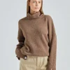 Anna TN Sweater Brown Melange