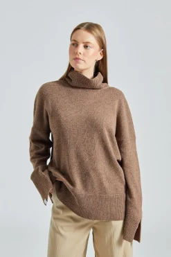 Anna TN Sweater Brown Melange