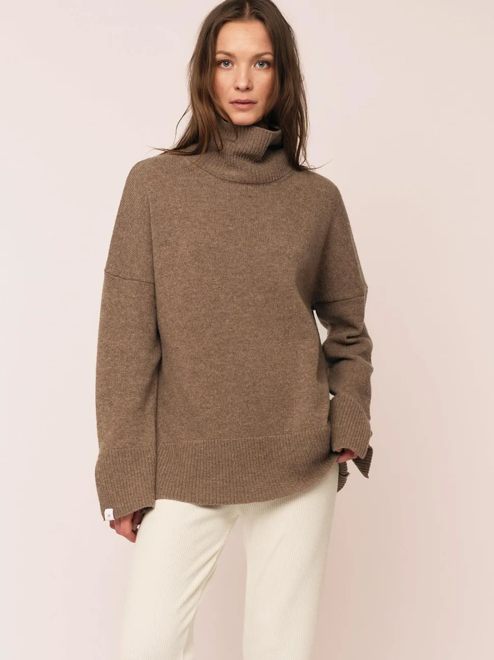 Anna TN Sweater Brown Melange