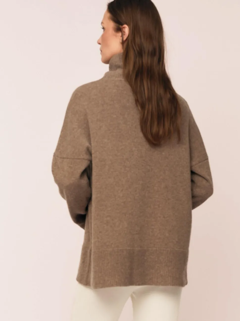 Anna TN Sweater Brown Melange