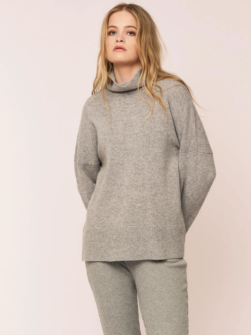 Anna TN Sweater Grey Melange