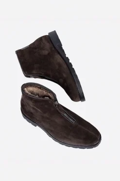 Apres Ski Suede Dark Brown
