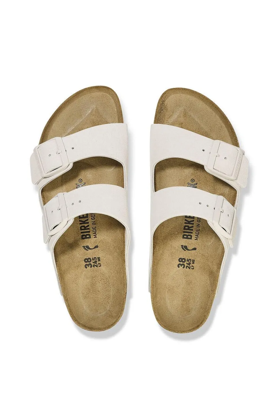 Arizona Suede Leather Antique White