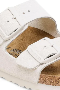 Arizona Suede Leather Antique White