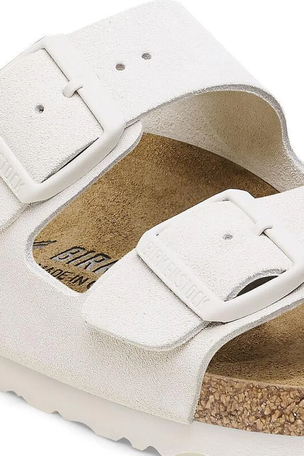 Arizona Suede Leather Antique White