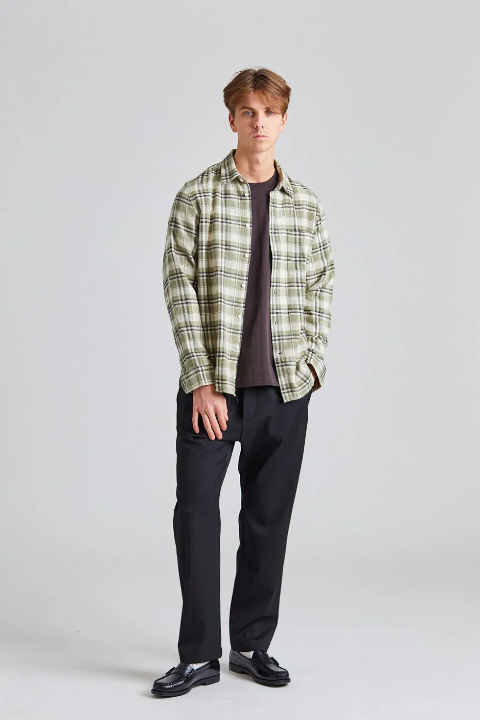 Arne Shirt Green Check