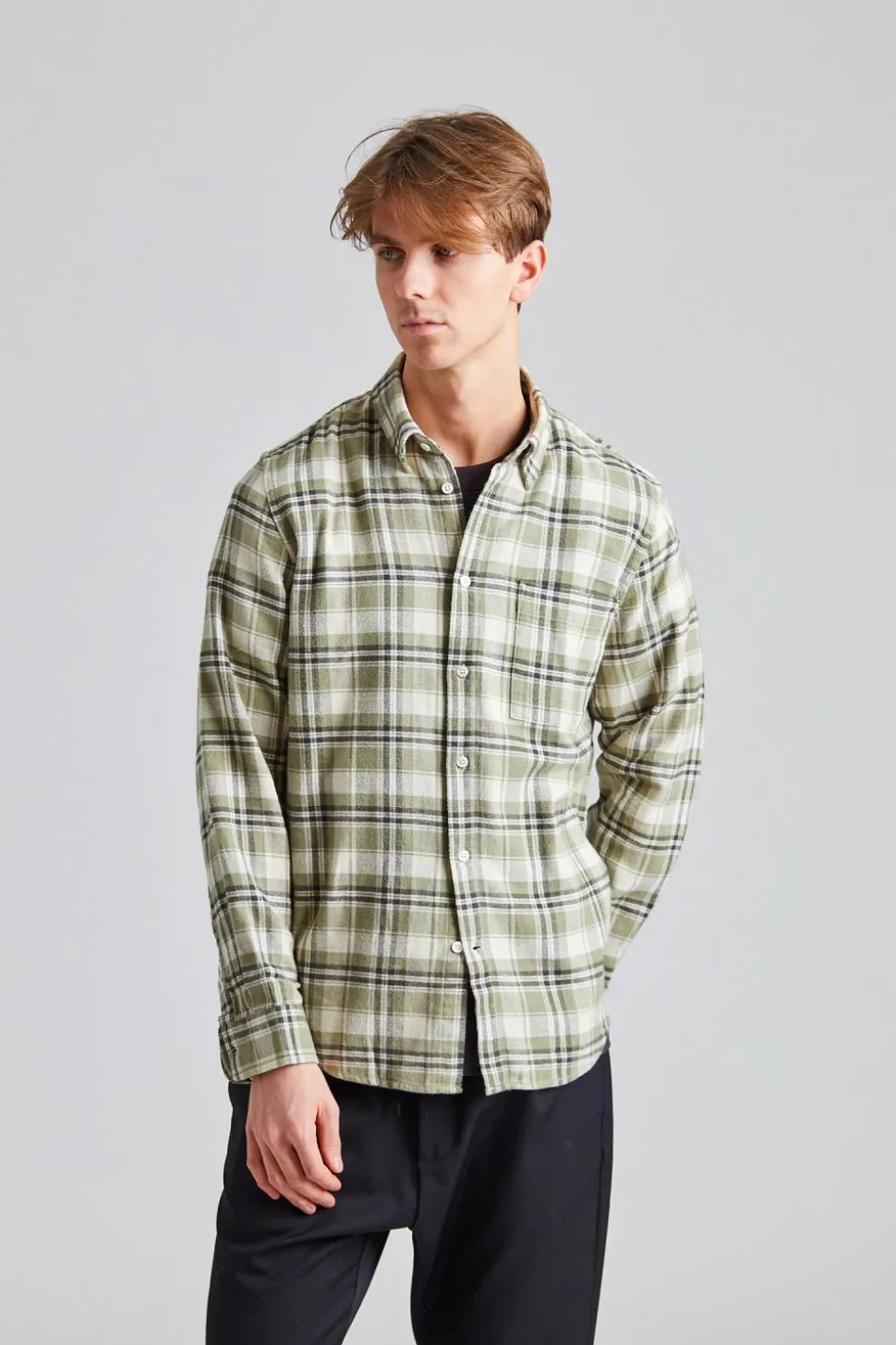 Arne Shirt Green Check