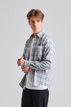 Arne Shirt Grey Check