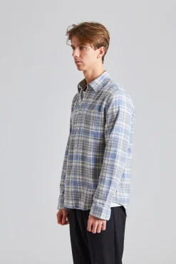 Arne Shirt Grey Check