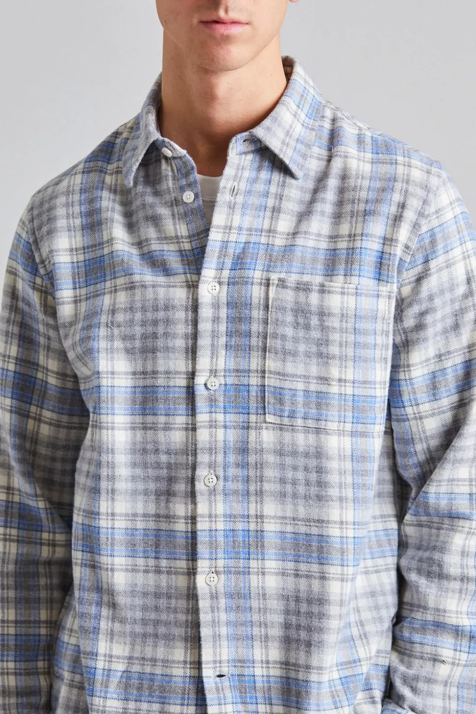 Arne Shirt Grey Check