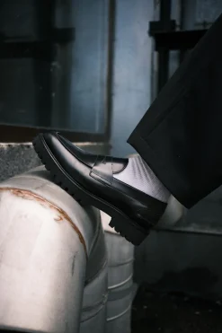 Aron Penny Loafer Black