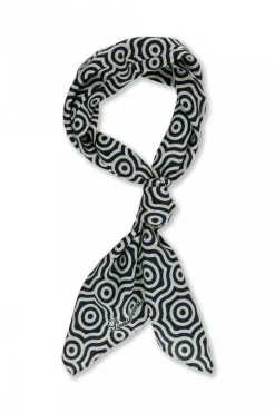 Ascot Silk Scarf Navy