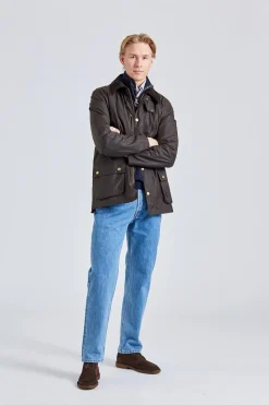 Ashby Wax Jacket Olive