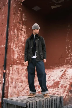 Ashby Wax Jacket Olive