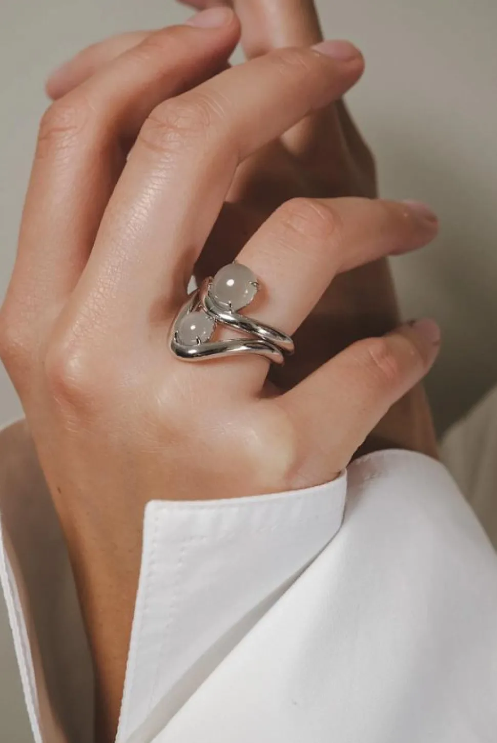 Band Ring II Moonstone