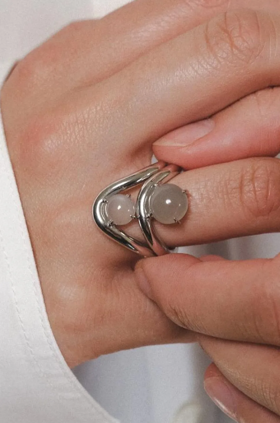 Band Ring II Moonstone