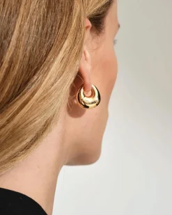 Bao Hoops Medium Gold