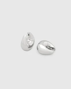 Bao Hoops Medium Silver