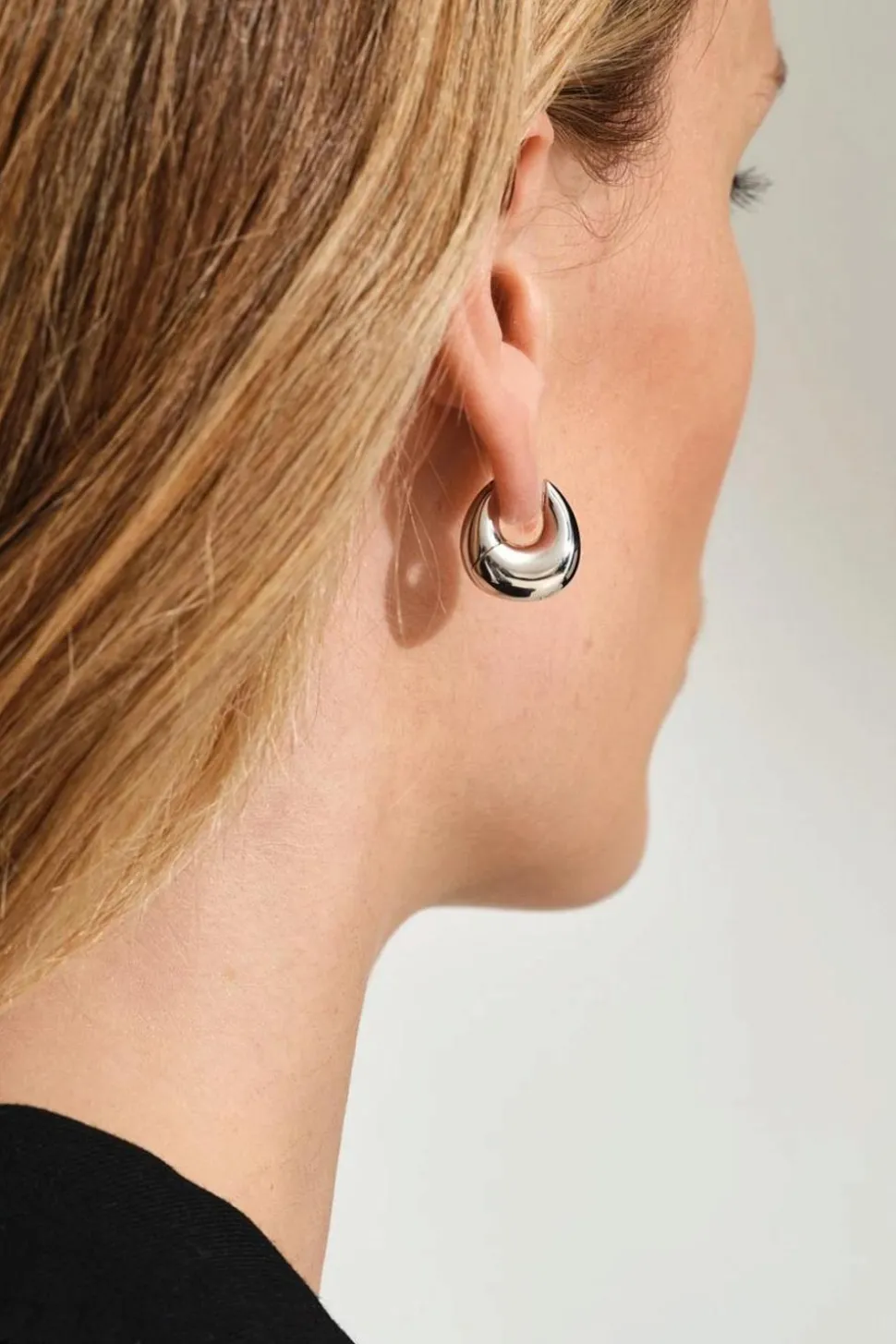 Bao Hoops Small Silver