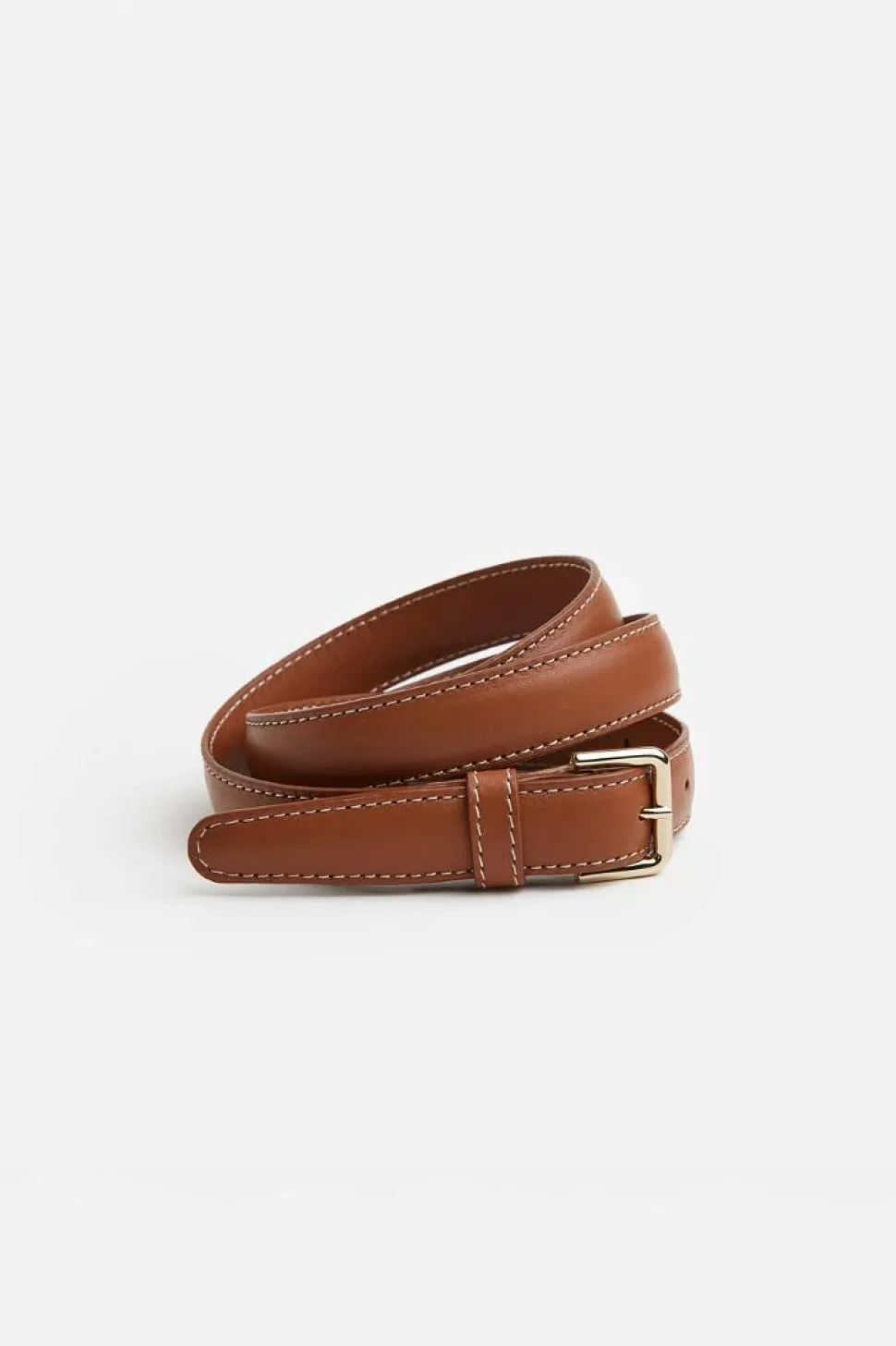 Barbara Belt Leather Cognac