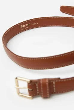 Barbara Belt Leather Cognac