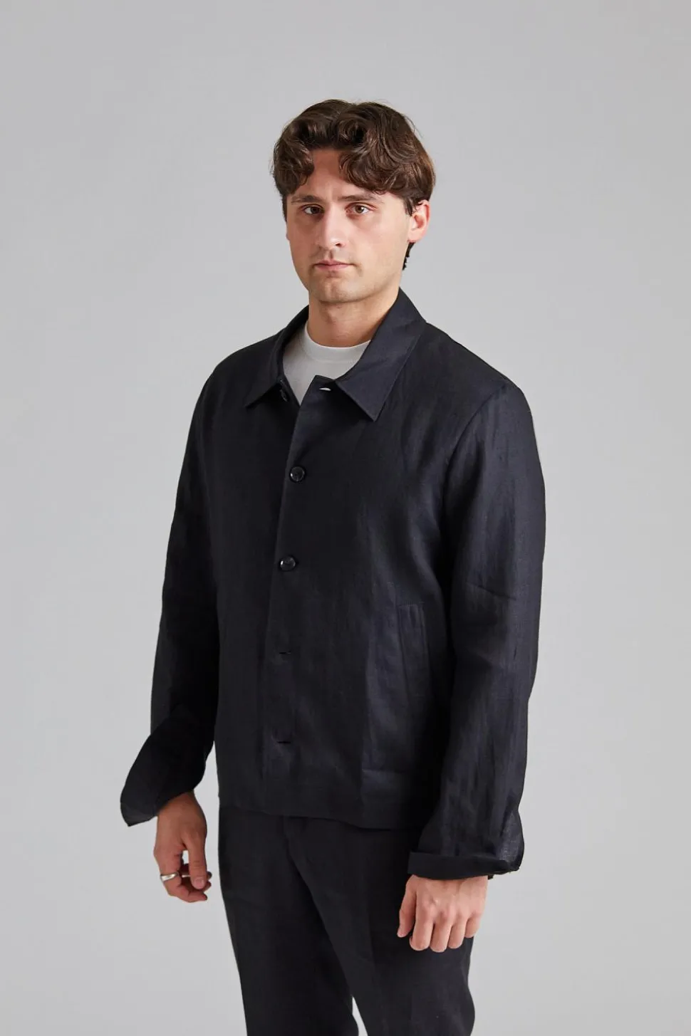 Barnaby Shirt Jacket Black
