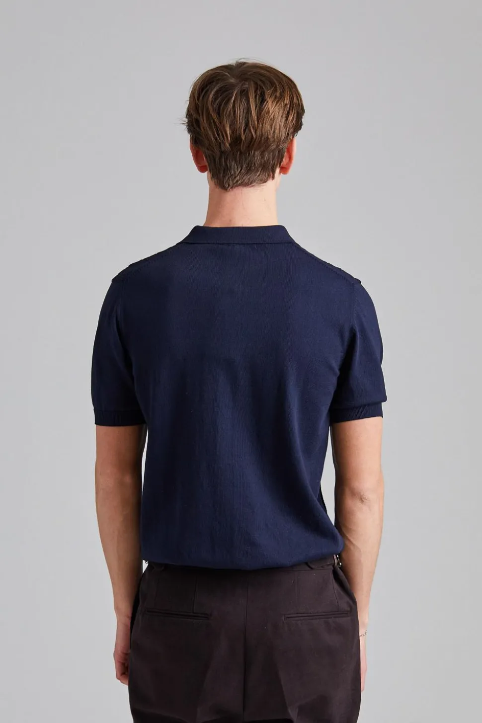 Barto Stripe Poloshirt Night Blue