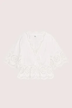Bea V-Neck Blouse White
