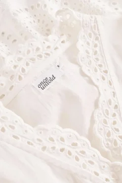 Bea V-Neck Blouse White