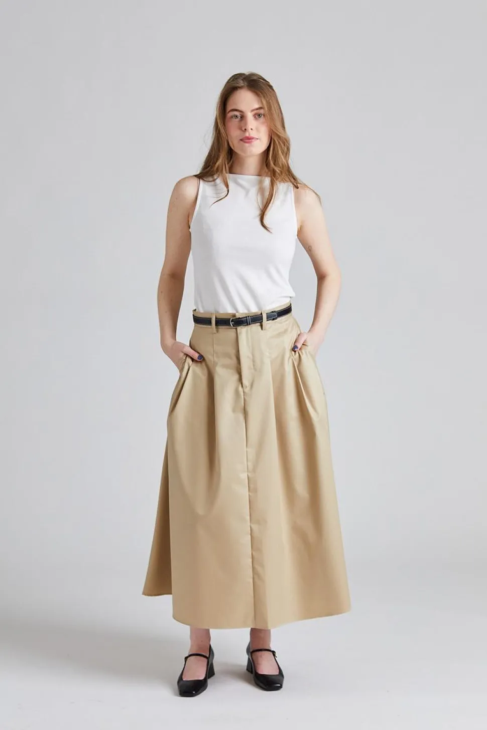 Beatris Top White