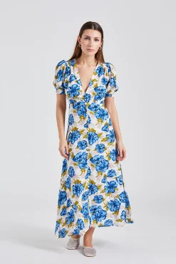 Bellavista Midi Dress Isadora Floral Navy