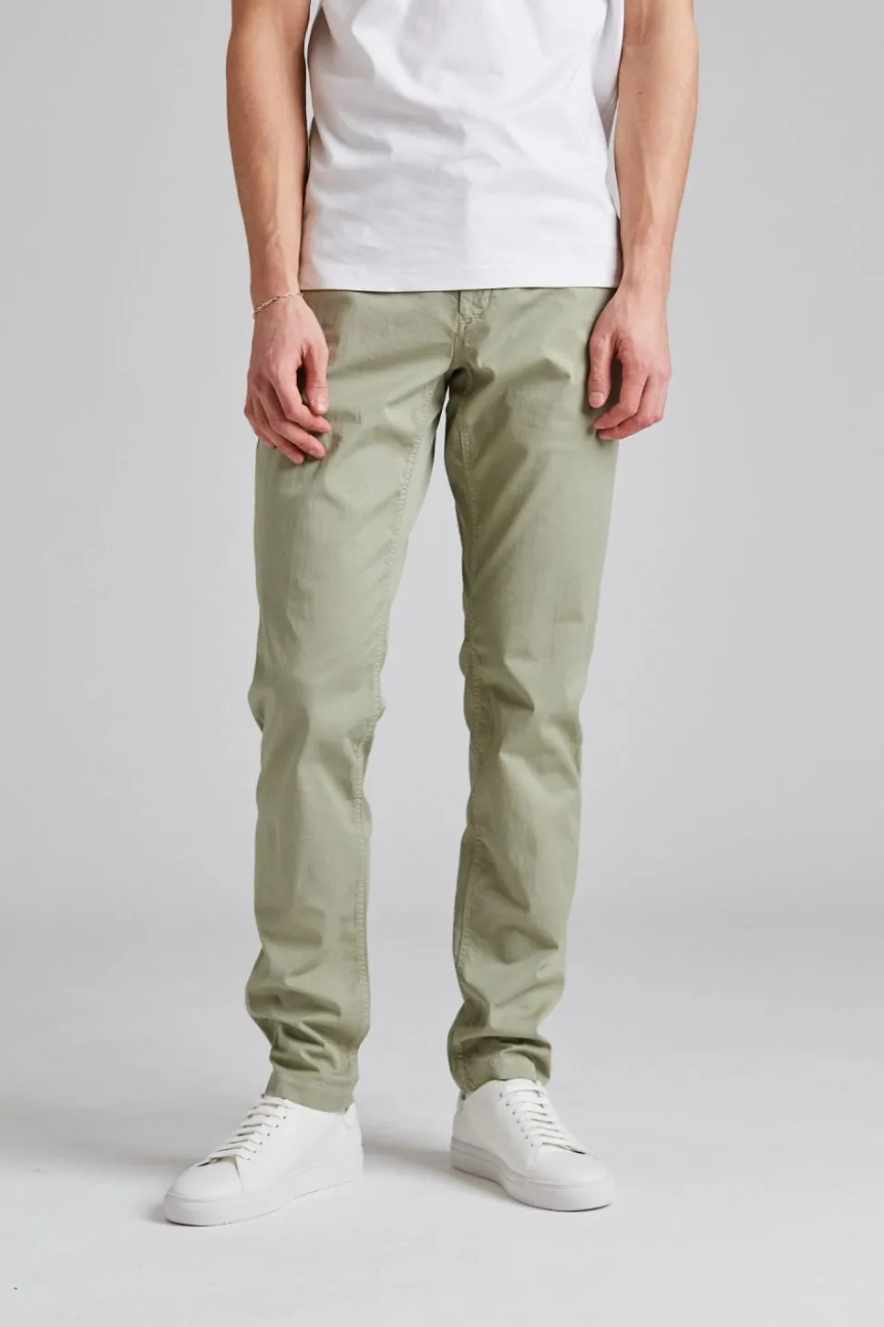 Benni Stretch Bull Chinos Lt Green