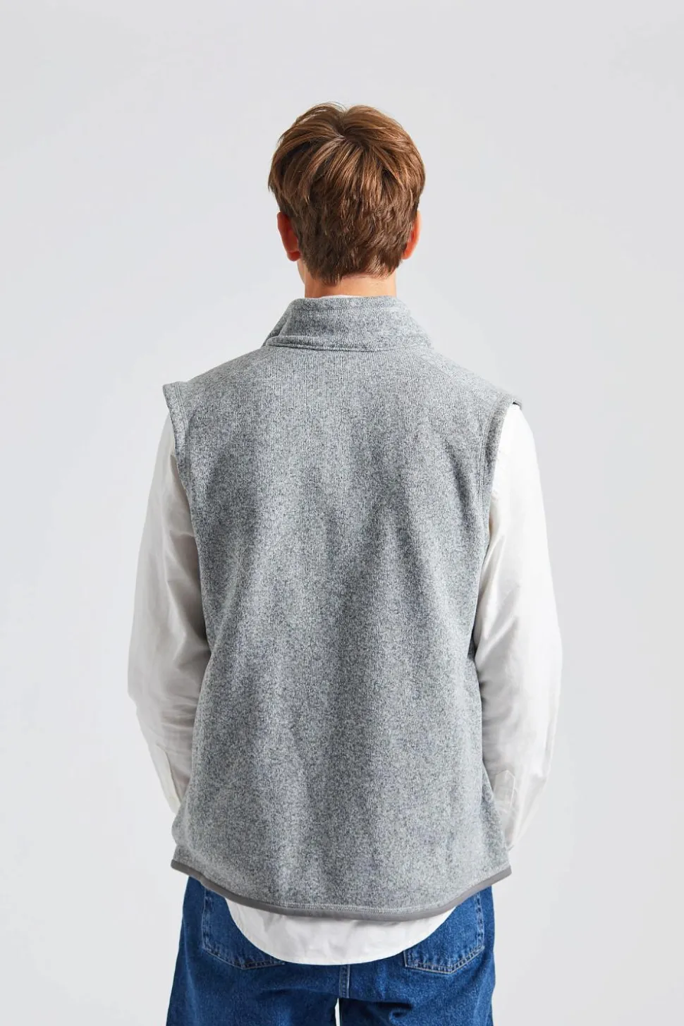 Better Sweater Vest Stonewash