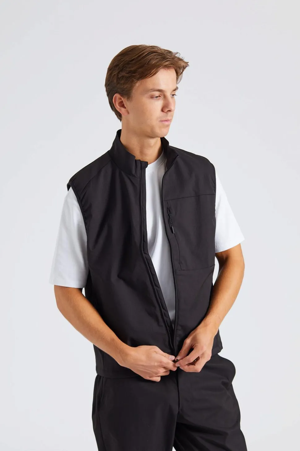 Birkholm Solotex Twill Vest Black