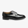 771 Black Polished Plain Derby