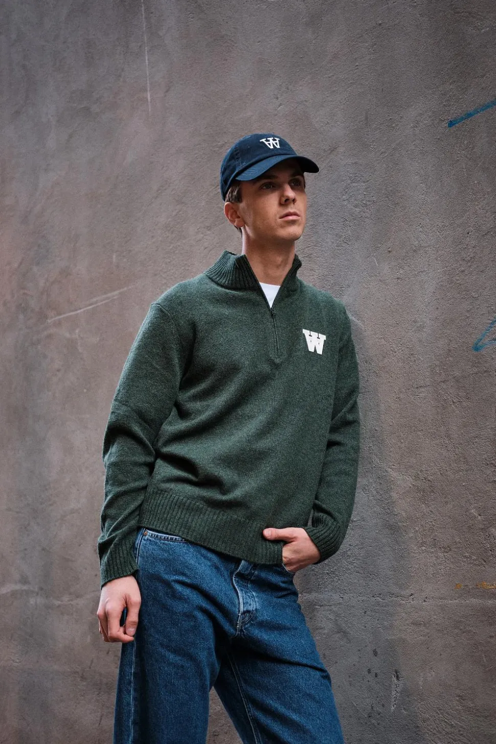 Blu AA CS Halfzip Nature Green