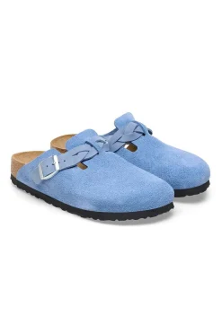 Boston Braided Suede Leather Elemental Blue