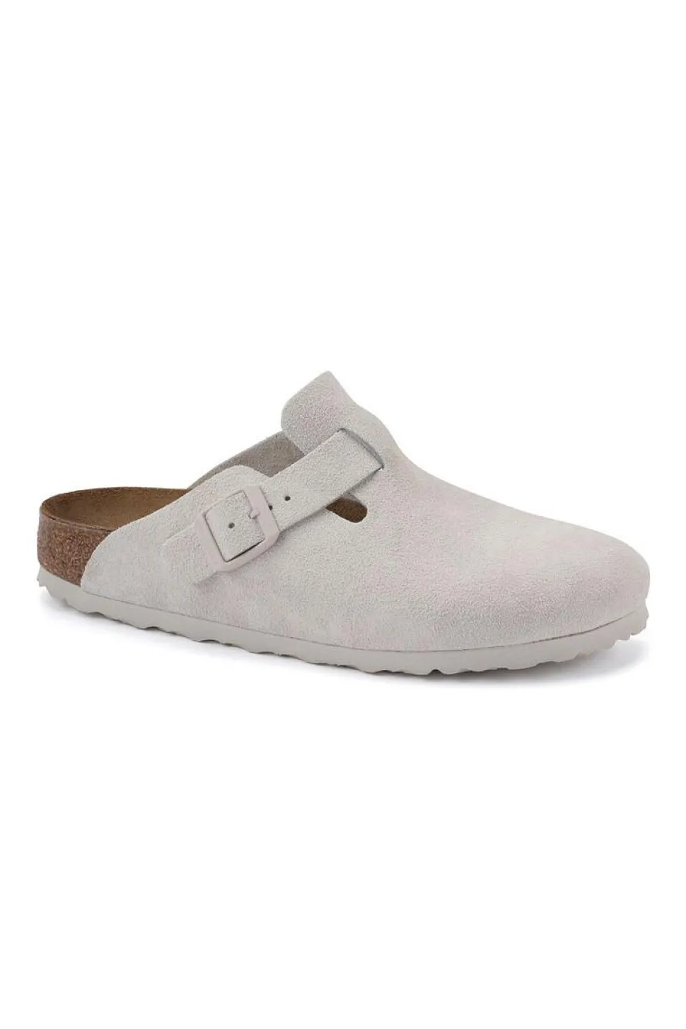 Boston Suede Leather Antique White