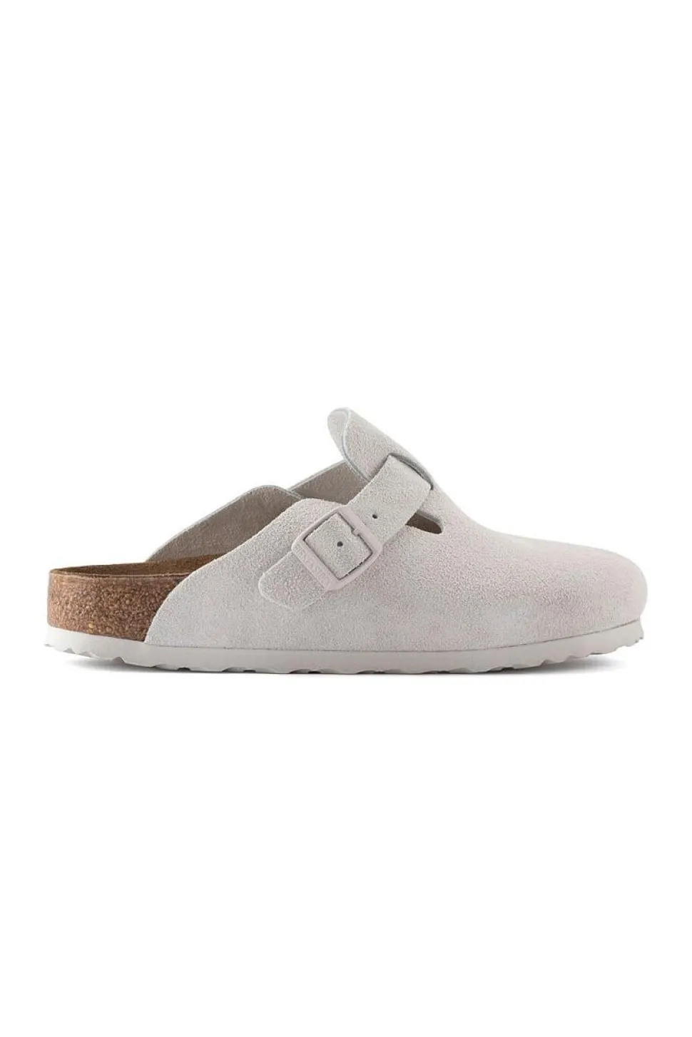 Boston Suede Leather Antique White