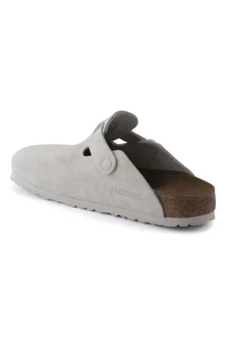 Boston Suede Leather Antique White